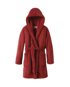 1121091 Rubious Aarti Hooded Plush Robe