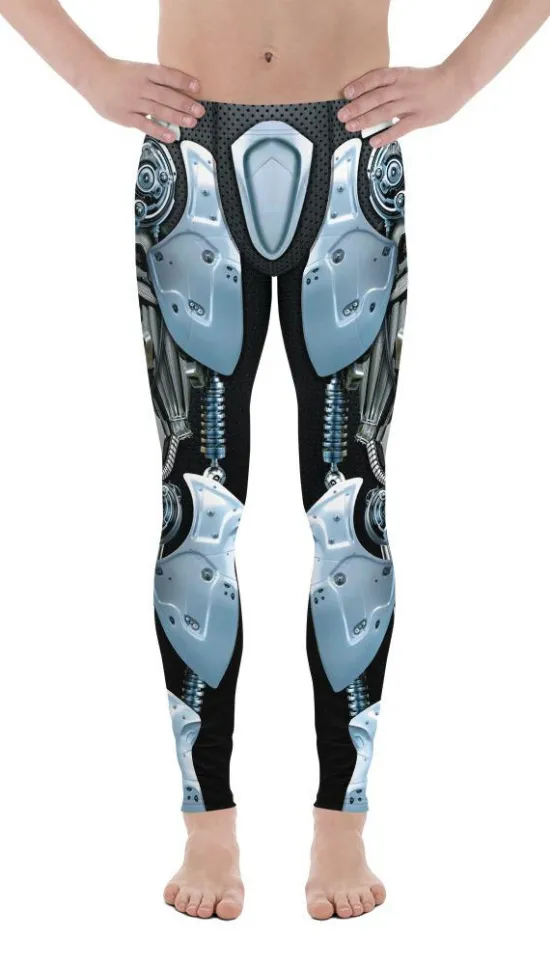 3D Robotic Men's Leggings