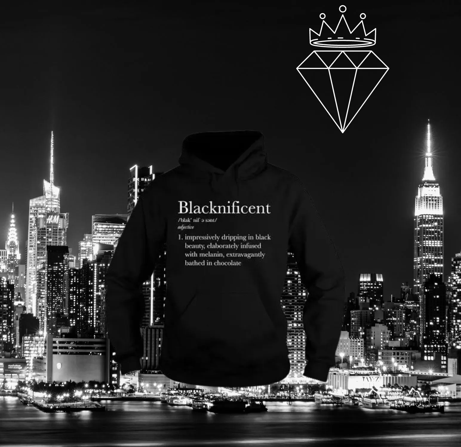 Blacknificent hoodie