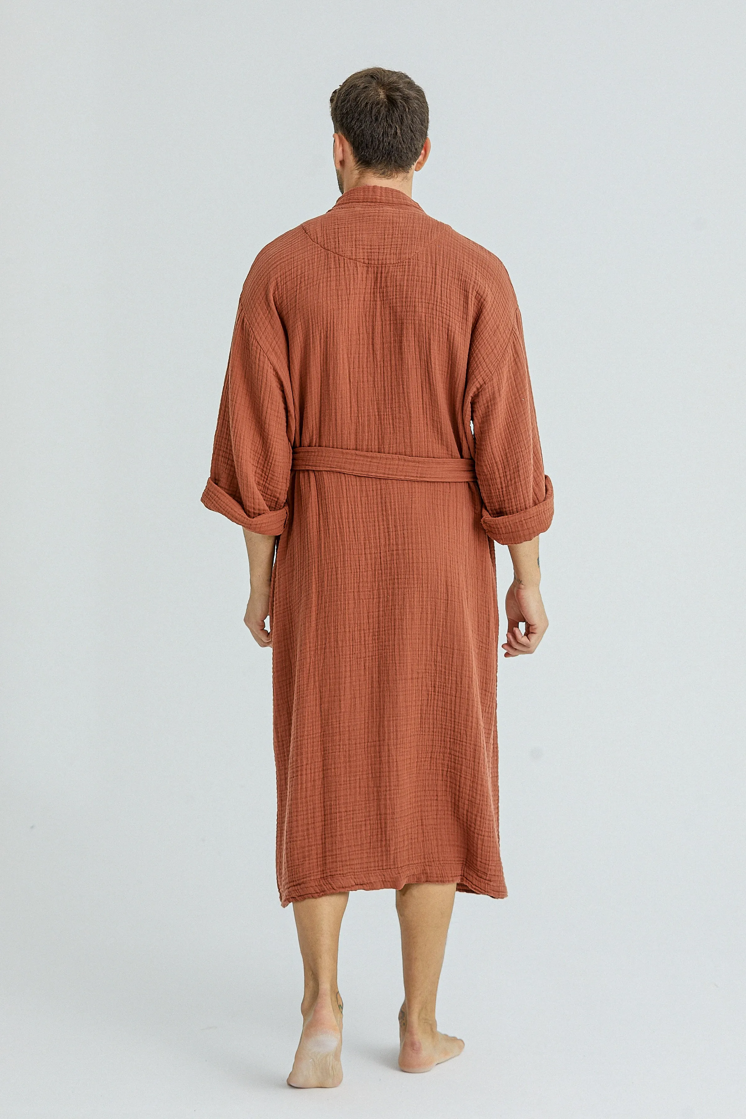 Cassia Men's Robes - Cinnamon