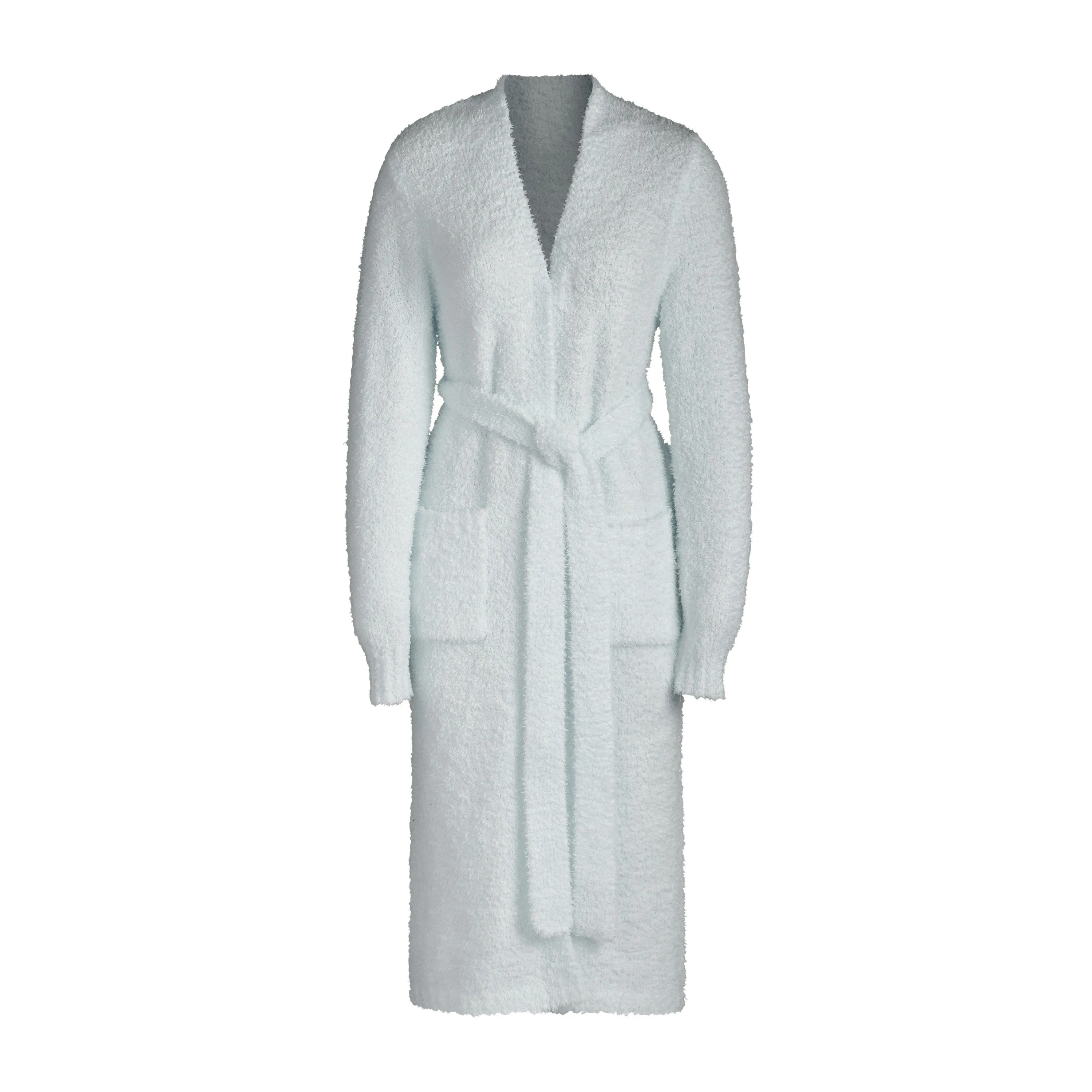 COZY KNIT ROBE  | AQUA