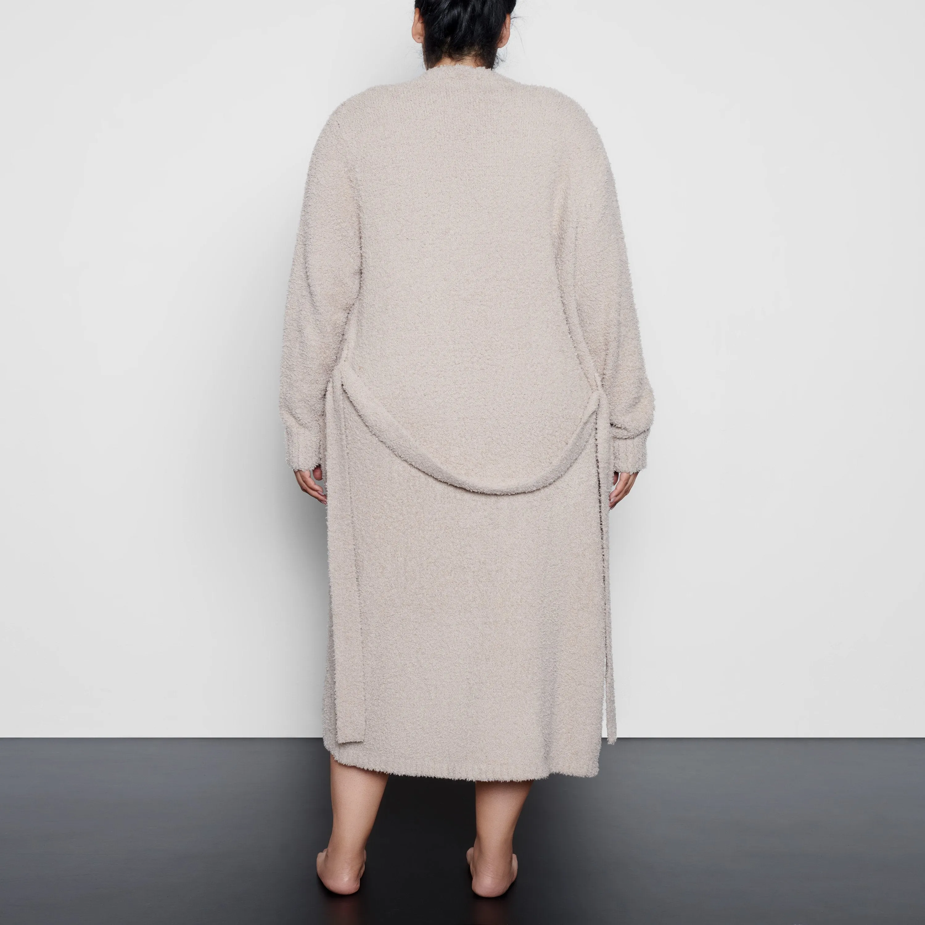 COZY KNIT ROBE  | STONE