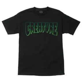 Creature - Logo Outline Tee Black