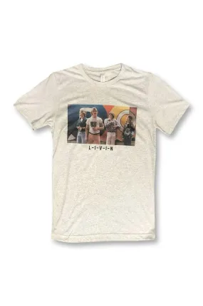 Dazed & Confused L-I-V-I-N Tee In White