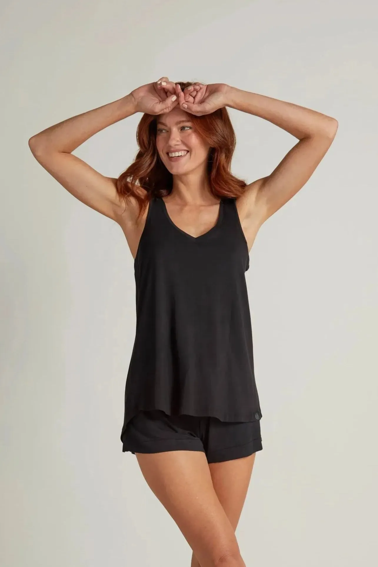 Faceplant Bamboo Double-V Pajama Tank