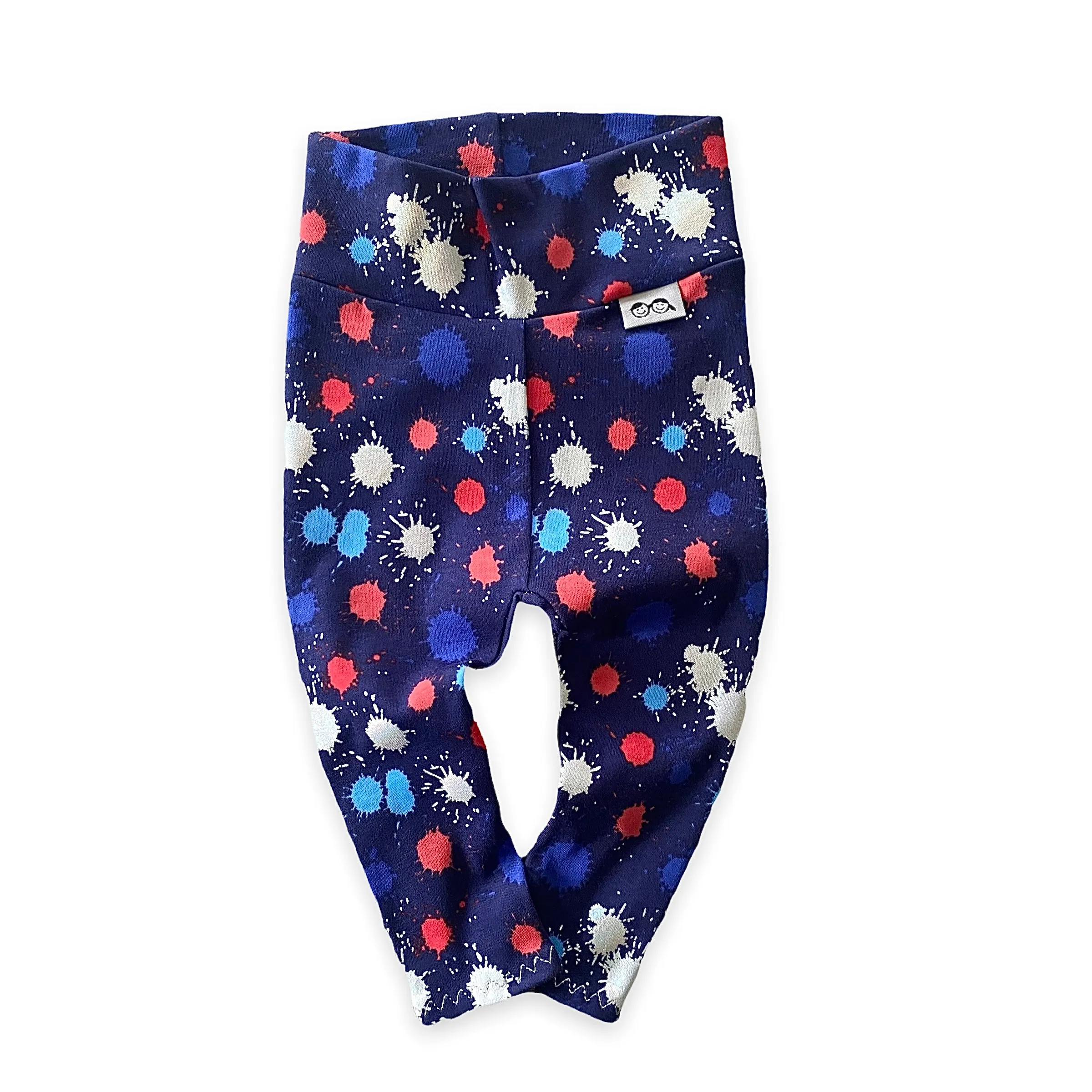 Fireworks Spark on Blue Leggings