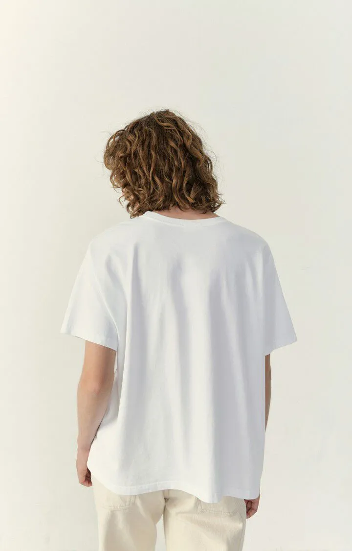 FIZVALLEY Short Sleeve Crew Tee in White