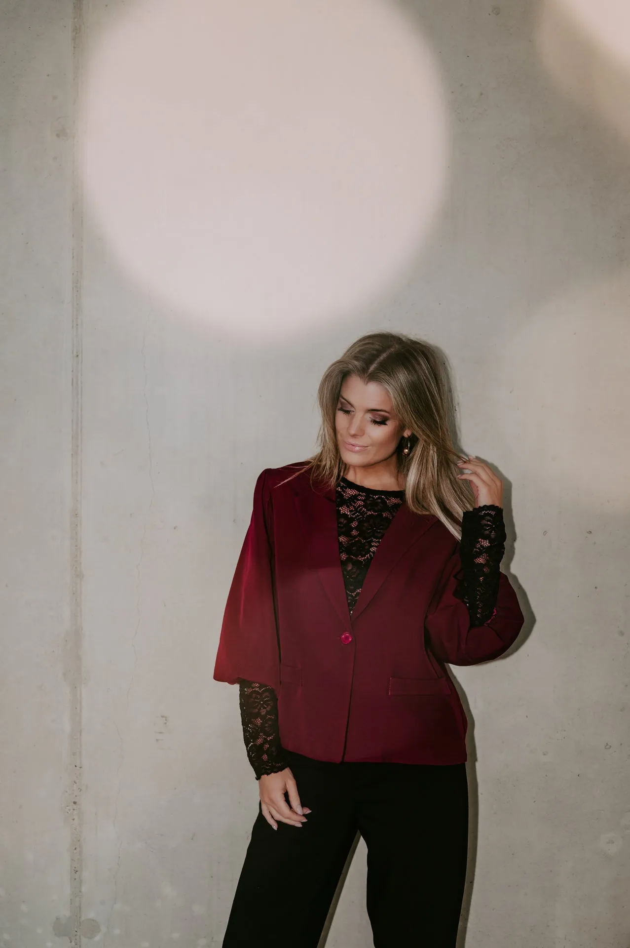 Ghette blazer I Bordeaux