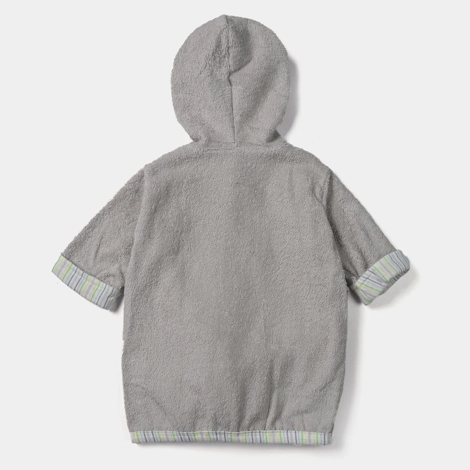 Hooded Baby Bath Gown | Grey