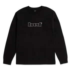 HUF Certificate Long Sleeve T-Shirt Black