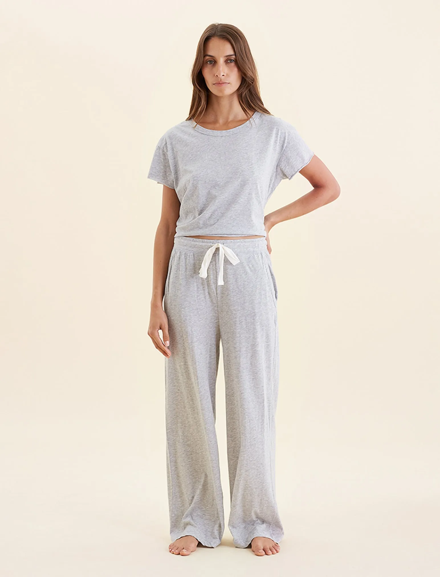 Jada Organic Cotton Wide Leg Pant