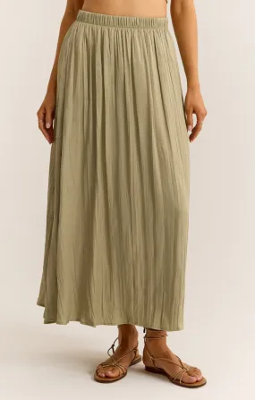 Kahleese Luxe Sheen Midi Skirt