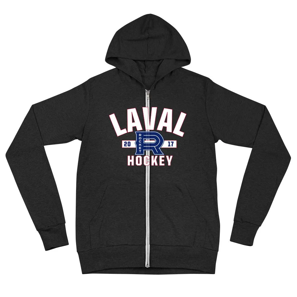 Laval Rocket Adult Established Logo Full Zip Hoodie