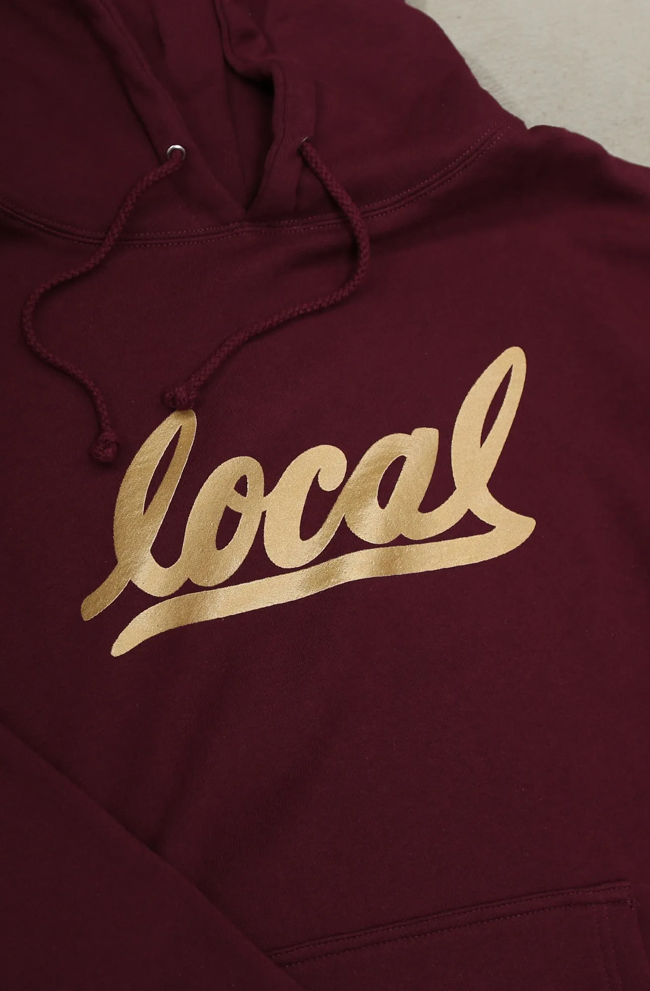 Local II (Men's Maroon Hoody)