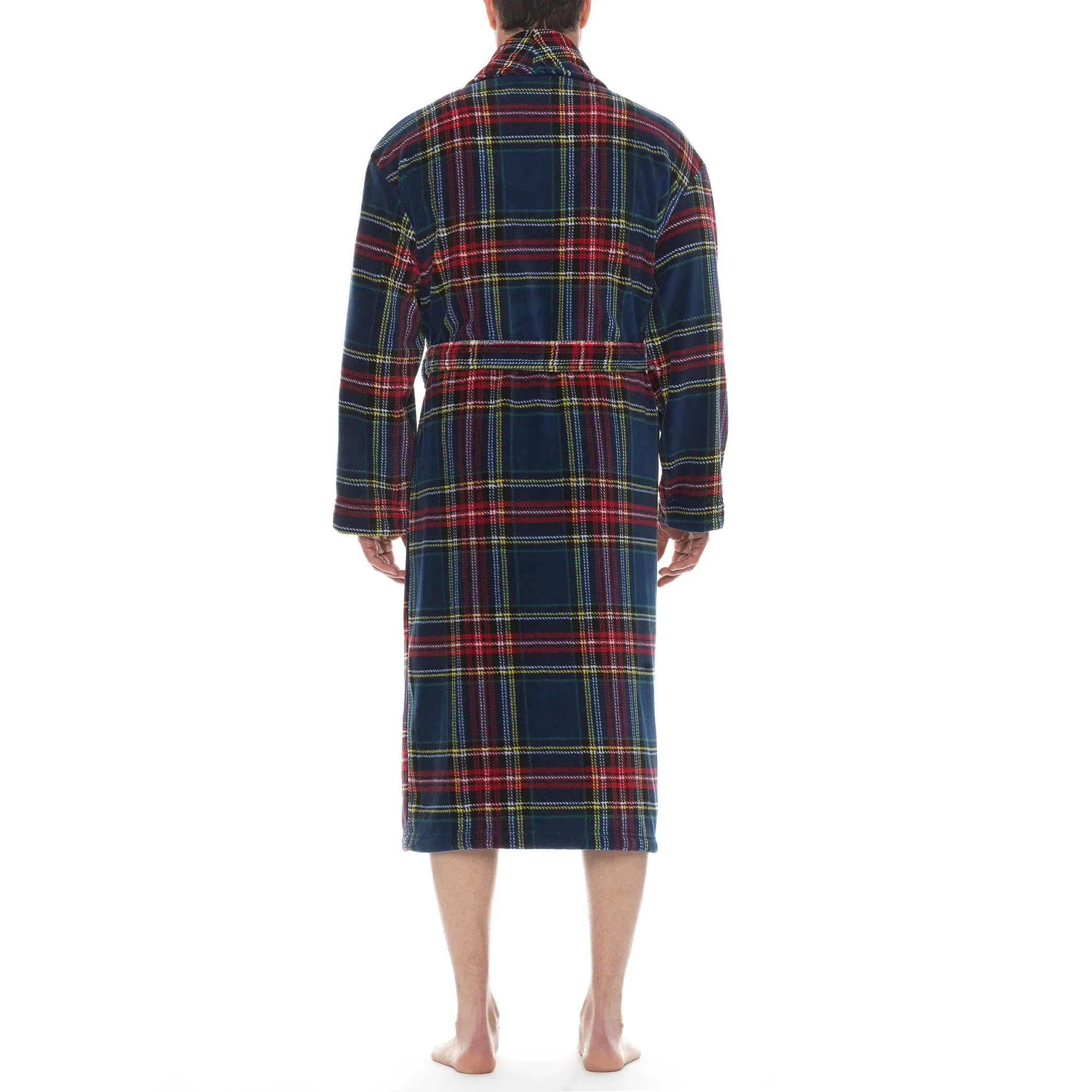 Majestic International | Tidings Traditional Plaid Shawl Robe | Men's