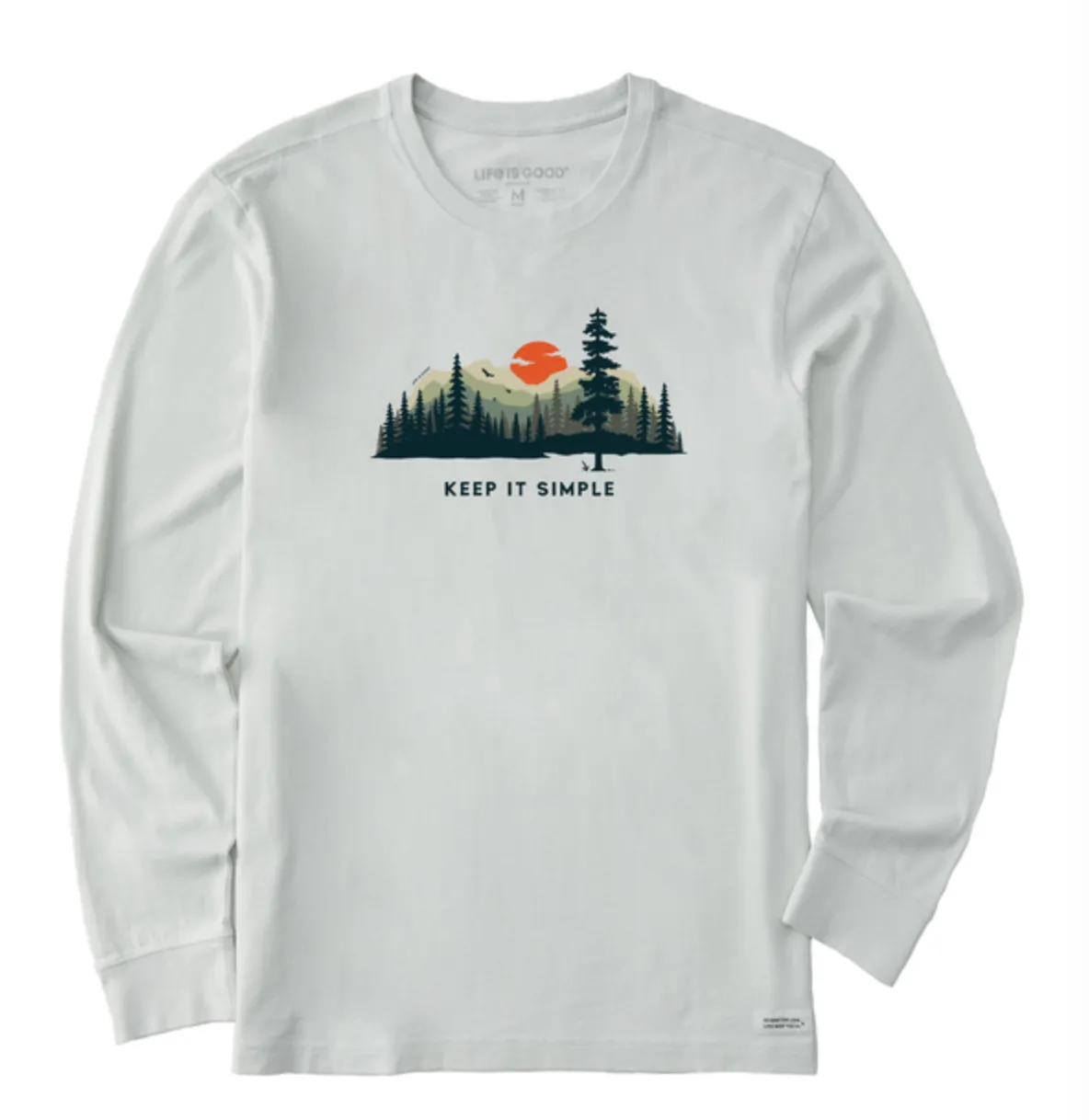 Men's Keep it Simple Evergreen Silo Long Sleeve Tee