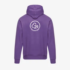 Men's volunteer purple 25 hoodie