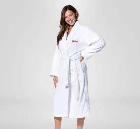 Plushy Heavyweight Velour Bathrobe