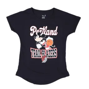 Portland Trail Blazers Youth Girls Disney Game Time Tee