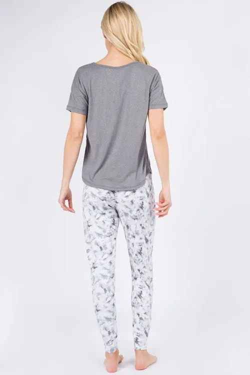 "One Day At A Time" Super Soft Pajama Pant Set