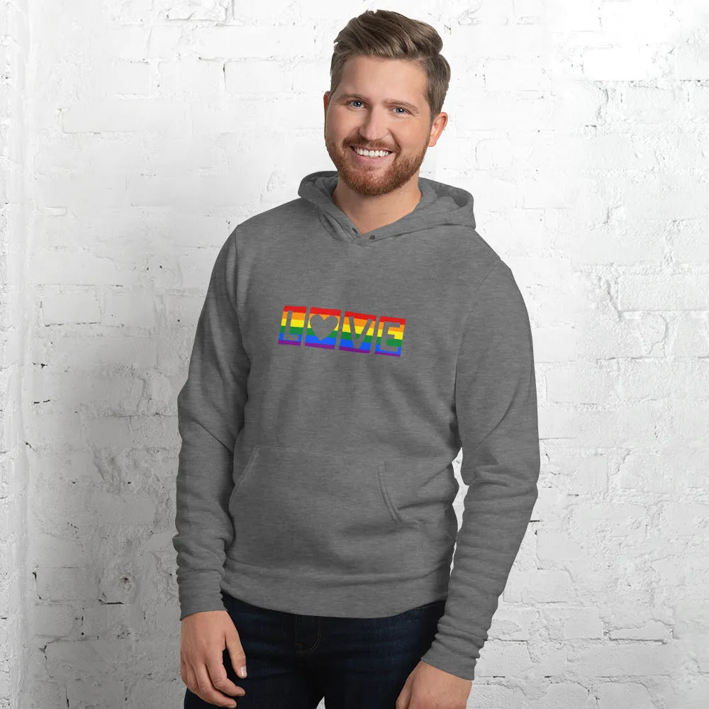 "RAINBOW LOVE" HOODIE