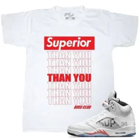 Retro 5 Supreme tee