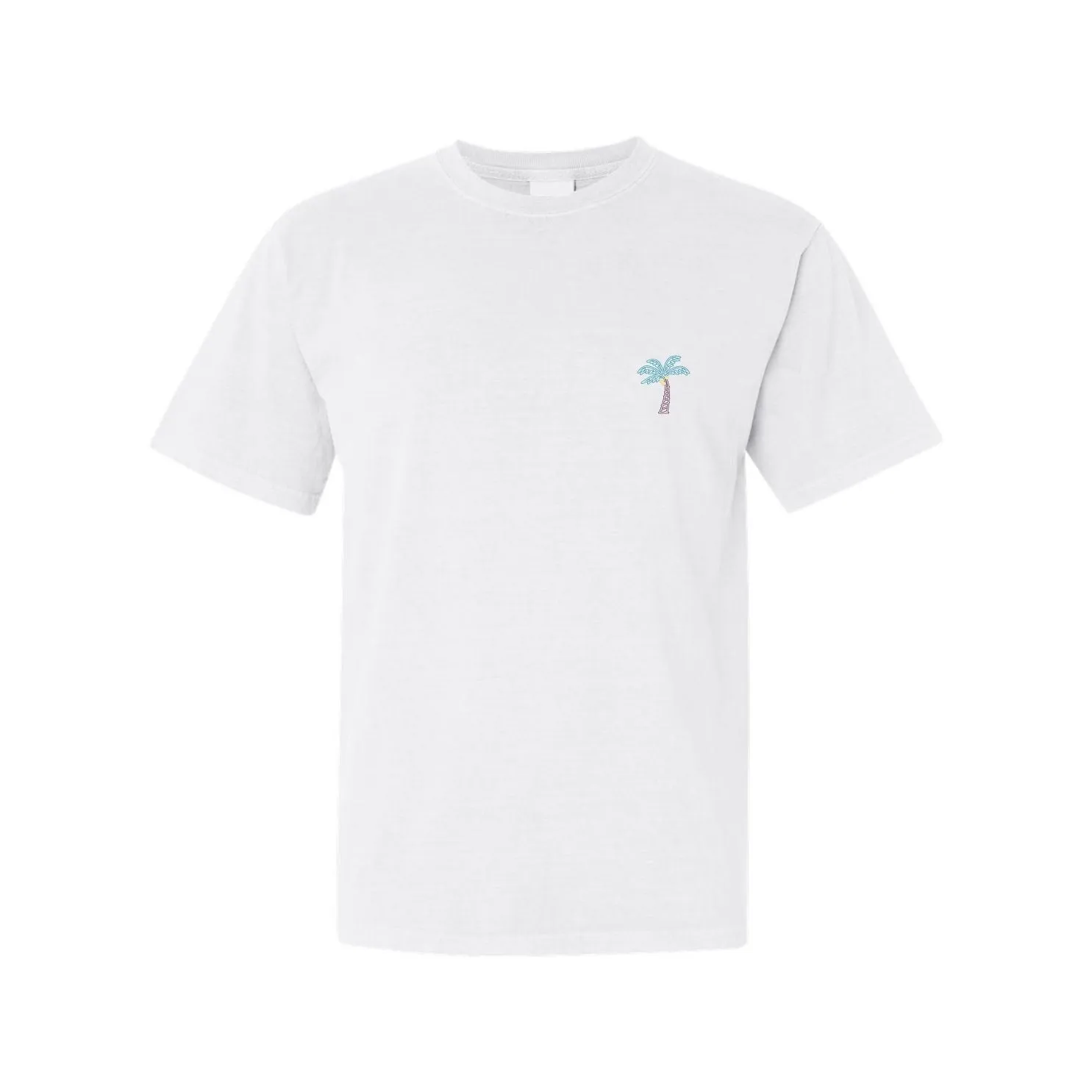 Simple Neon Palm Tree Comfort Tee