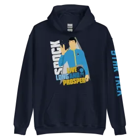 Star Trek: The Original Series Spock Live Long and Prosper Hoodie