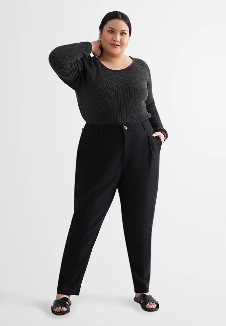 Tammie FLEXI Tapered Pants - Black