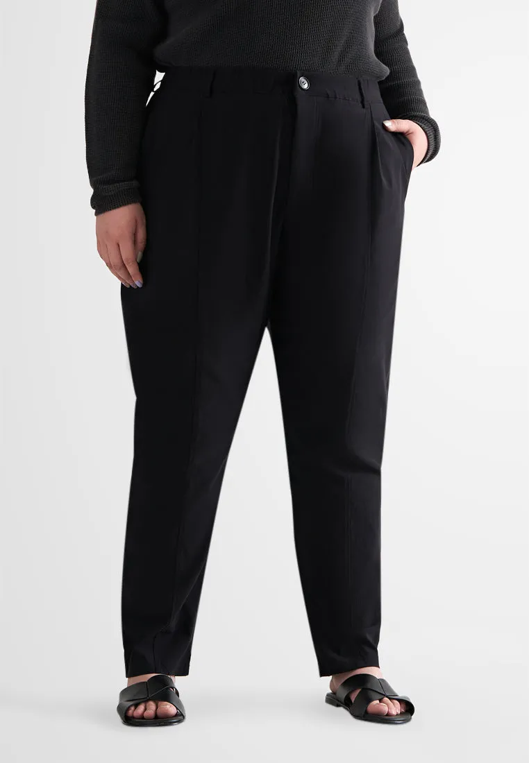 Tammie FLEXI Tapered Pants - Black