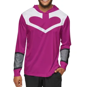 Timeranger Time Pink Hoodie (Full Print)