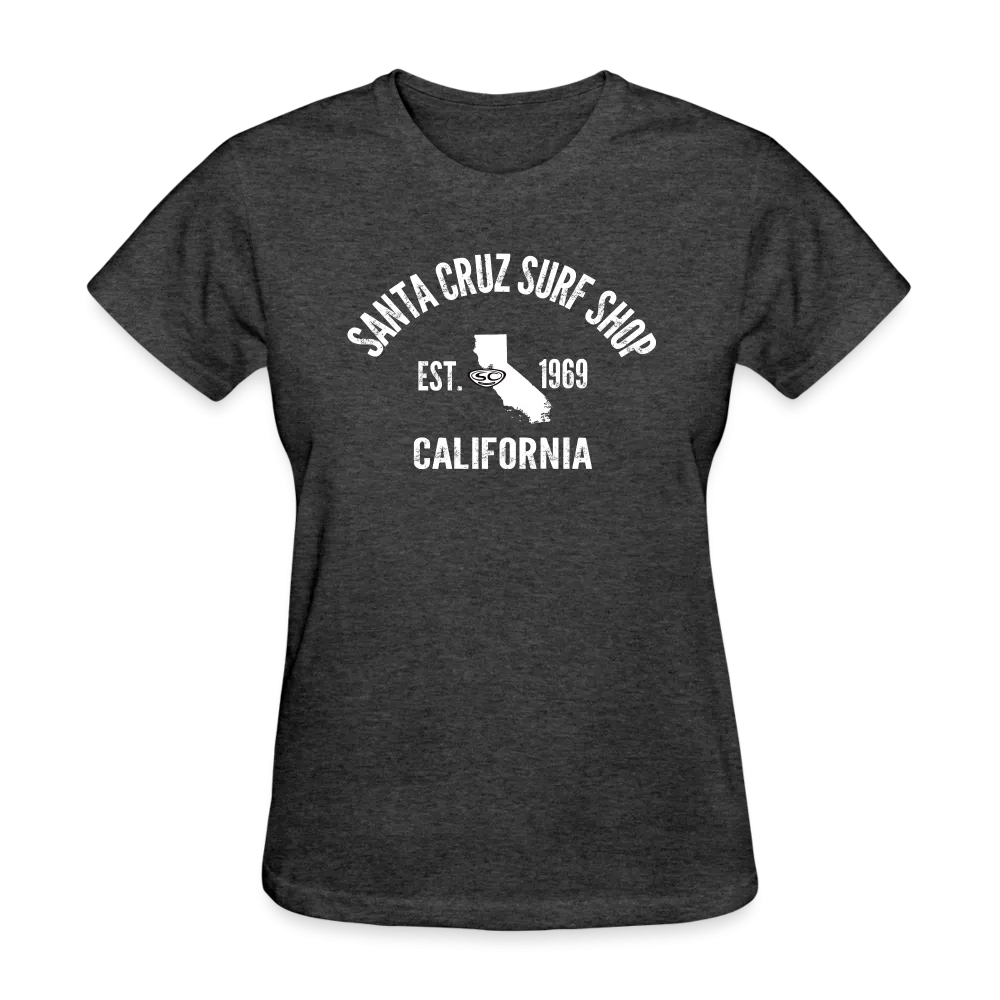 Womens Santa Cruz Surf Shop EST 1969 Simple Tee