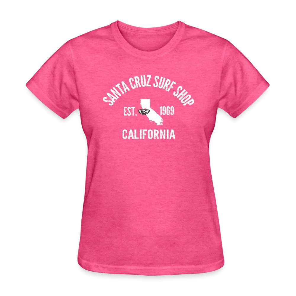 Womens Santa Cruz Surf Shop EST 1969 Simple Tee